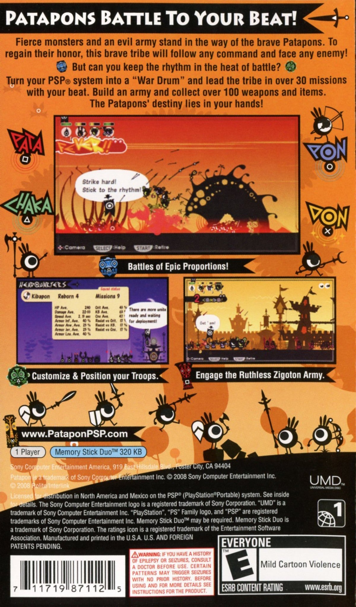 Patapon [Greatest Hits] – PlayStation Portable (PSP)