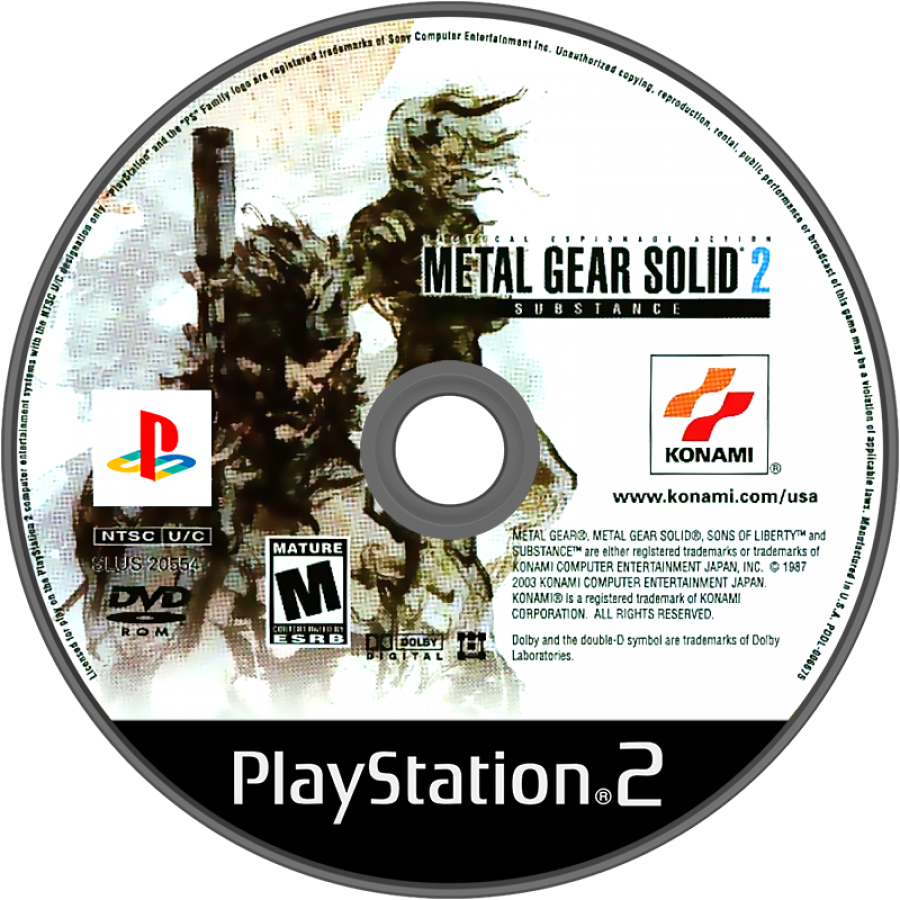 Metal Gear Solid 2 Substance – PlayStation 2 (PS2)