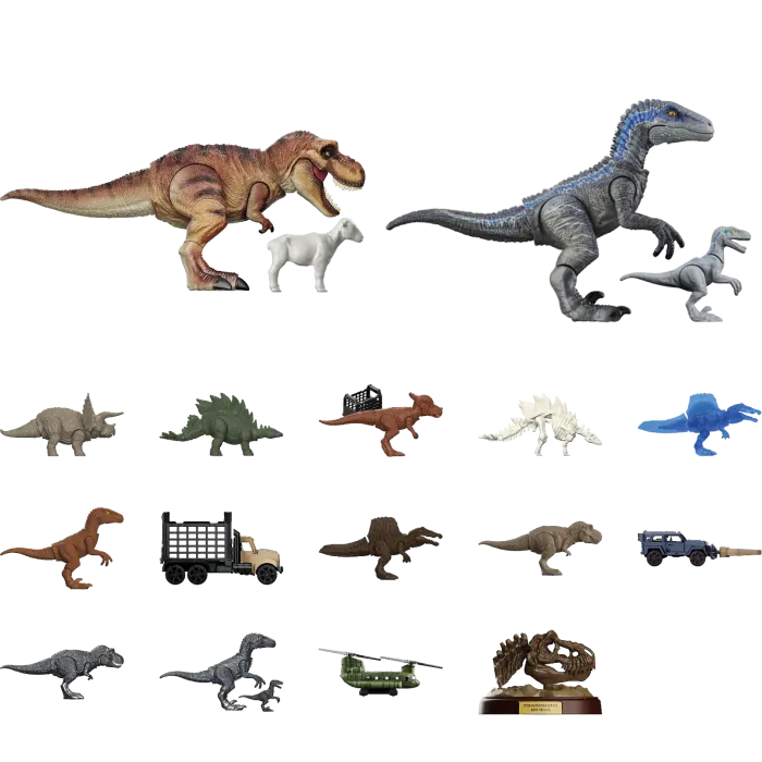 Blokees: Jurassic World TERRAVENTURE - Surprise Wave 1 Dinosaur Capture Operation – Blind Box