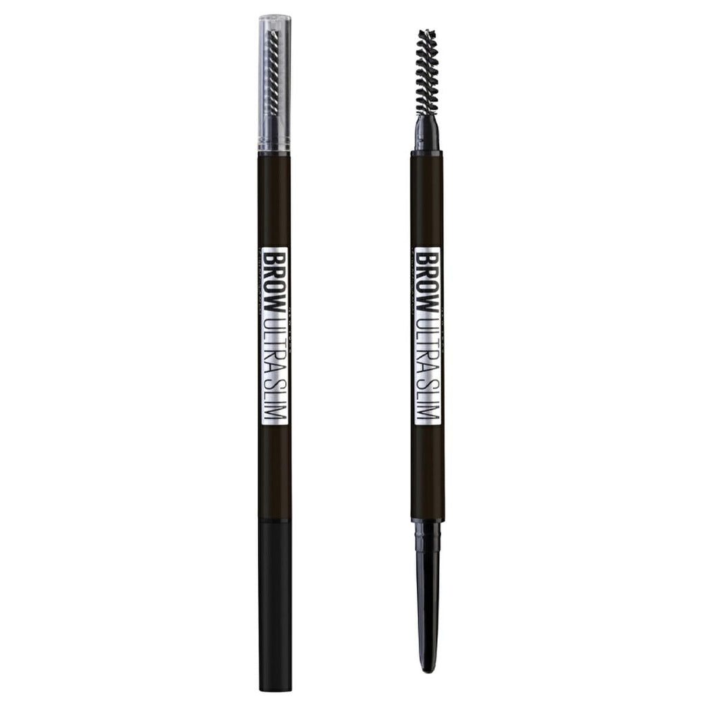 Maybelline New York Brow Ultra Slim Eyebrow Pencil - Deep Brown, Natural Definition, Precise Makeup