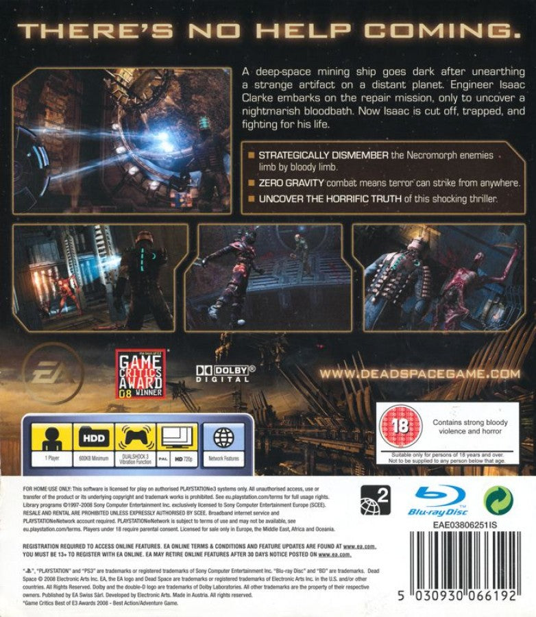 Dead Space [PAL Import] – PlayStation 3 (PS3)