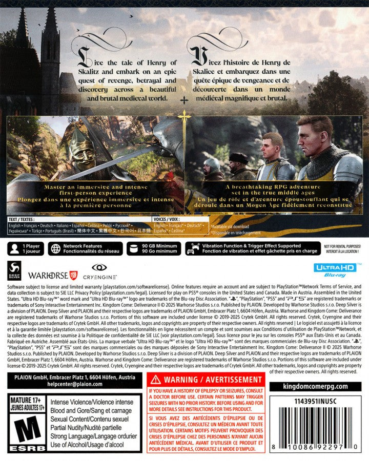 Kingdom Come Deliverance II – Playstation 5 (PS5)