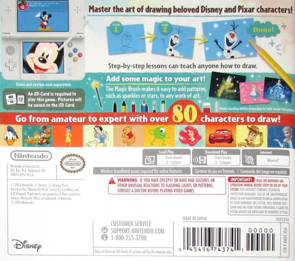 Disney Art Academy – Nintendo 3DS (3DS)
