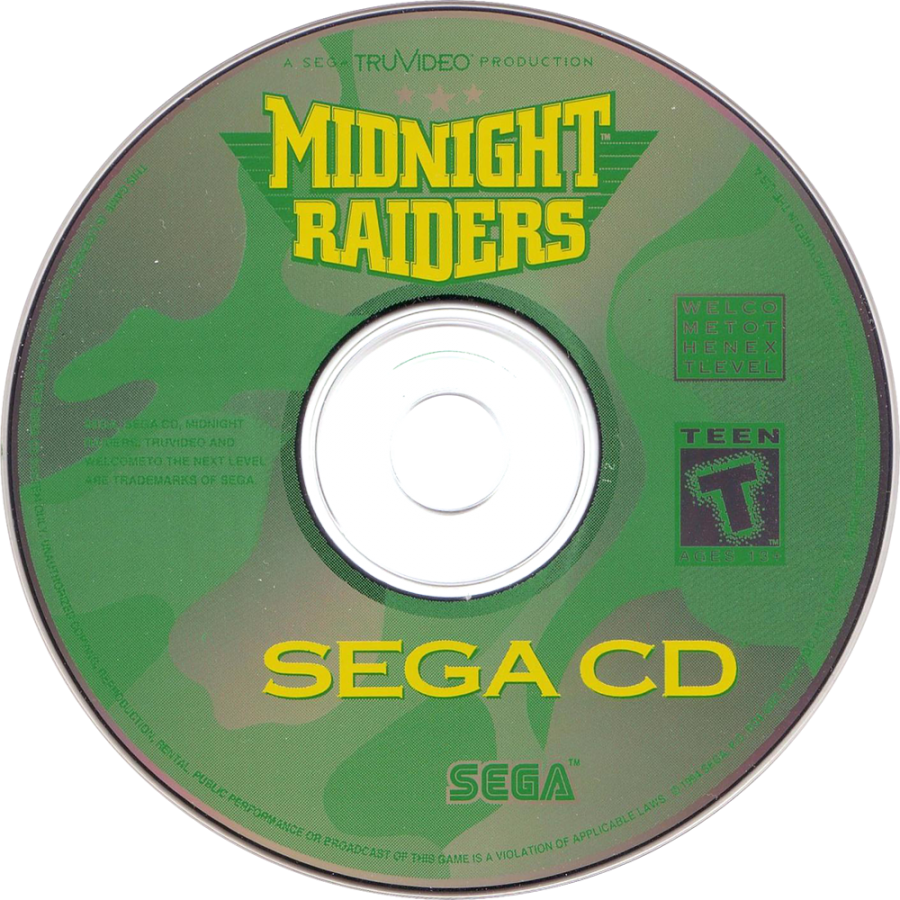 Midnight Raiders – Sega CD (SCD)