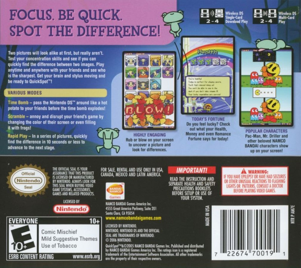Quick Spot – Nintendo DS (DS)