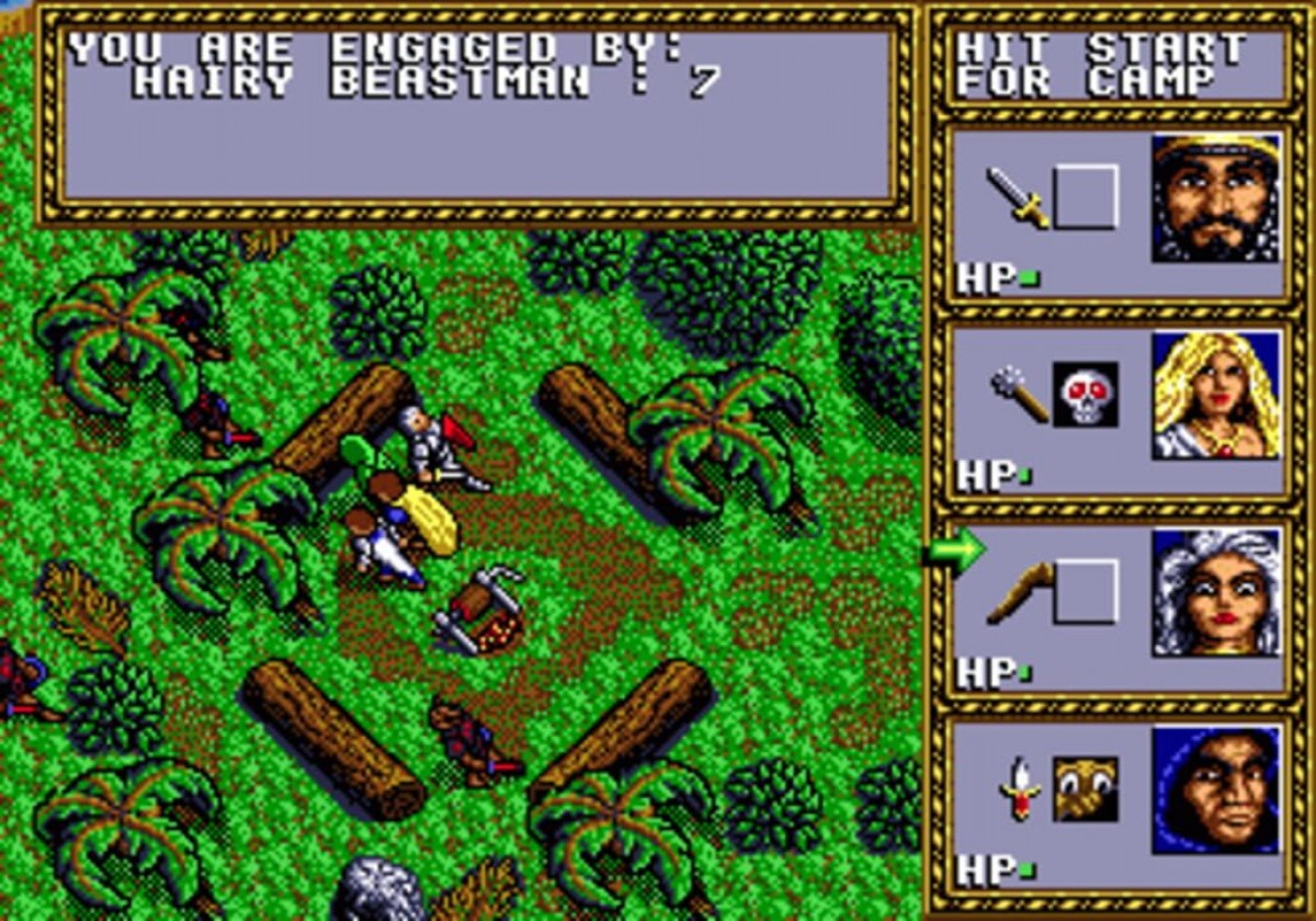 Dungeons & Dragons: Warriors of the Eternal Sun – Sega Genesis (GEN)