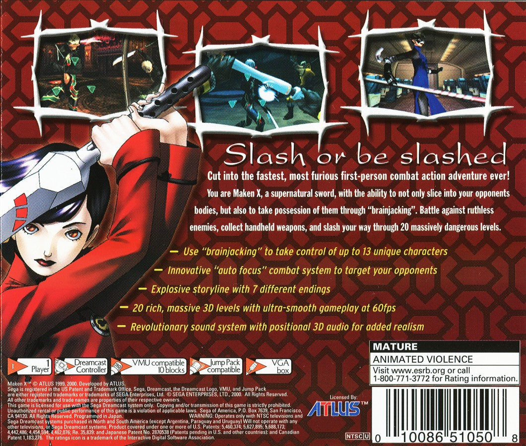 Maken X – Sega Dreamcast (DC)