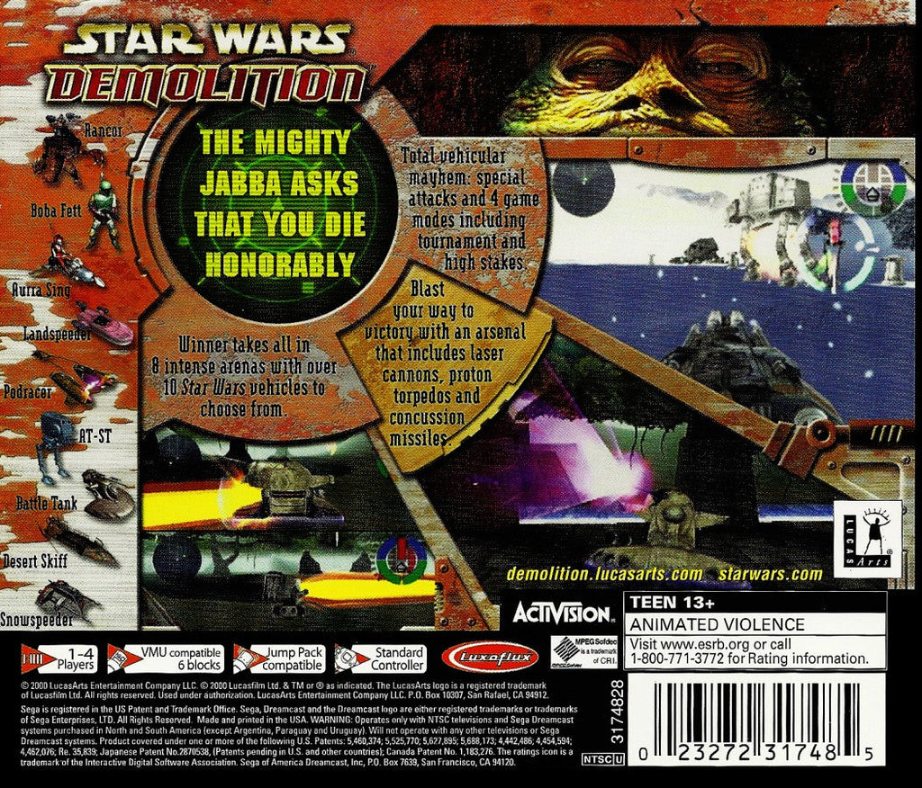 Star Wars: Demolition – Sega Dreamcast (DC)