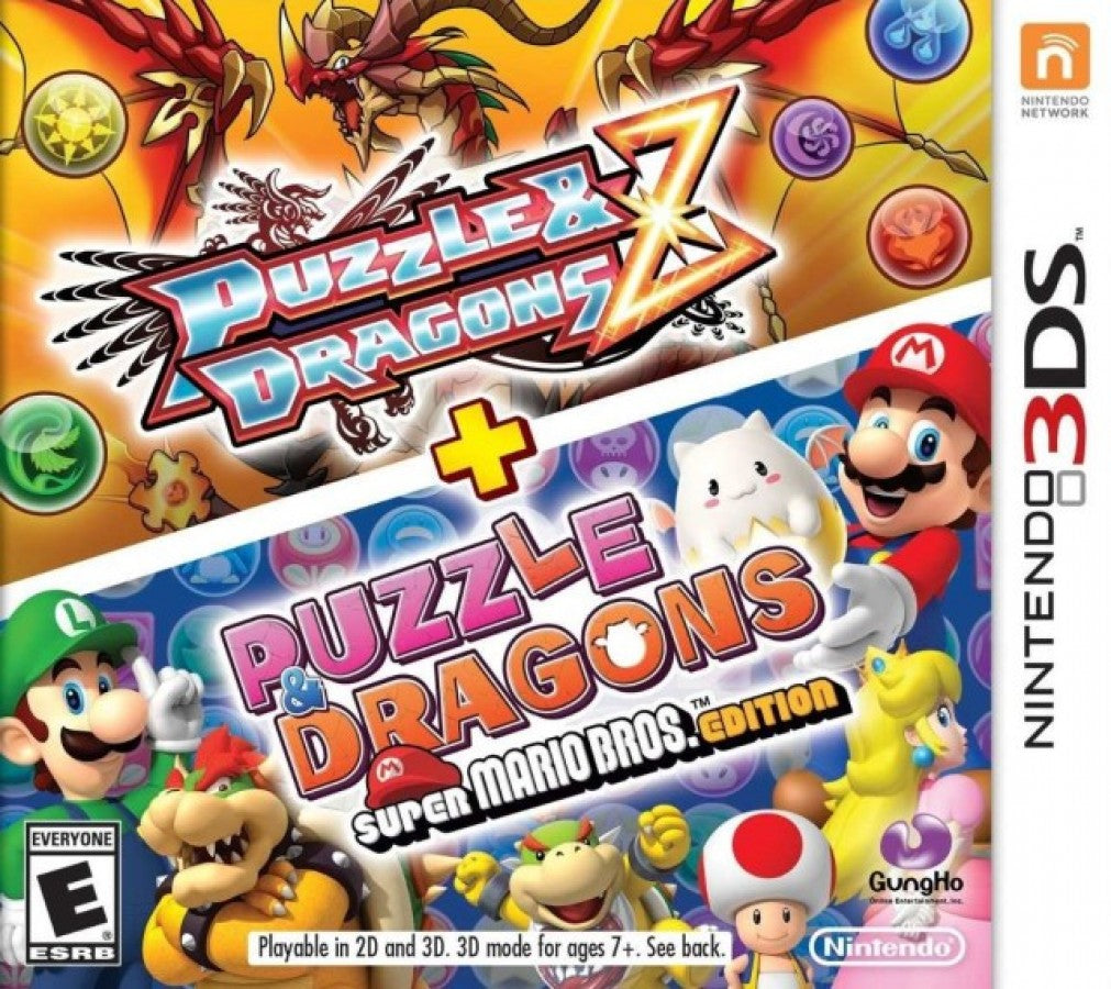 Puzzle & Dragons Z + Puzzle & Dragons: Super Mario Bros. Edition – Nintendo 3DS (3DS)