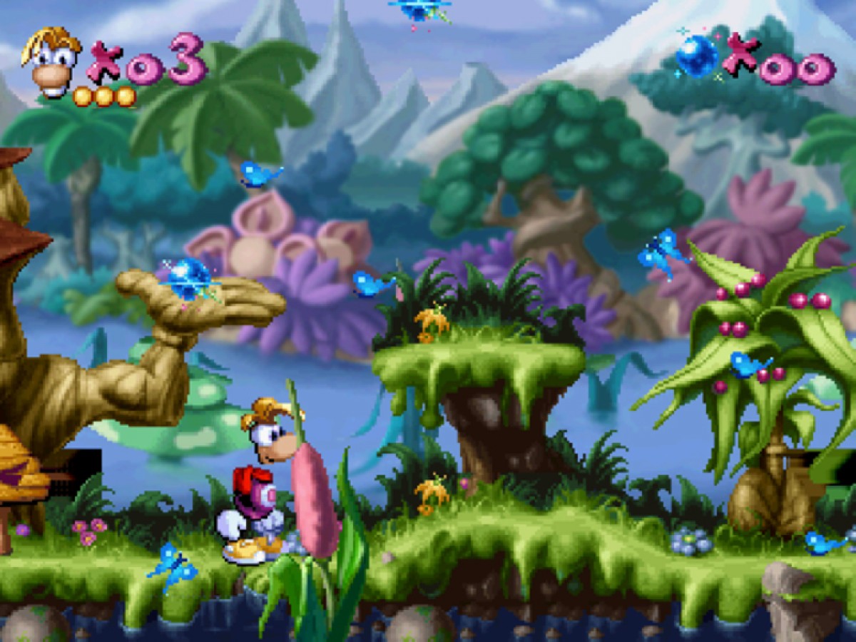 Rayman [GAME ONLY - COSMETICALLY FLAWED CARTRIDGE] – Atari Jaguar (JAG)
