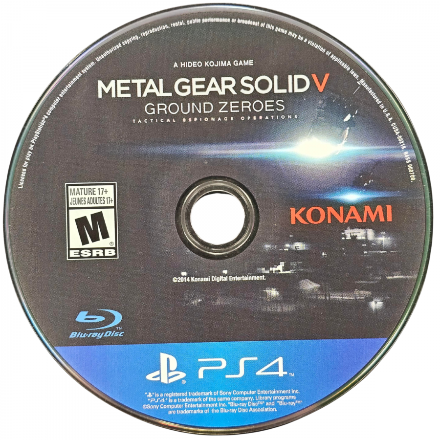 Metal Gear Solid V: Ground Zeroes – PlayStation 4 (PS4)