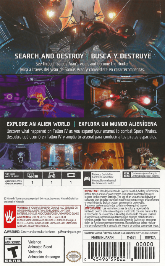 Metroid Prime: Remastered – Nintendo Switch (NS)
