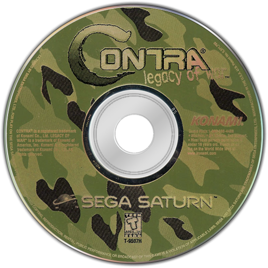 Contra Legacy of War [No 3D glasses] – Sega Saturn (SS)