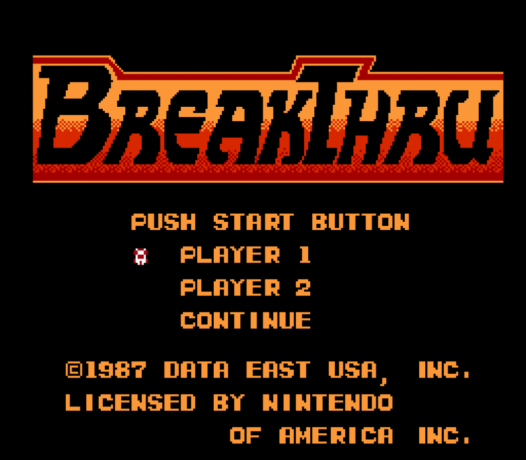 BreakThru [CIB] – Nintendo Entertainment System (NES)