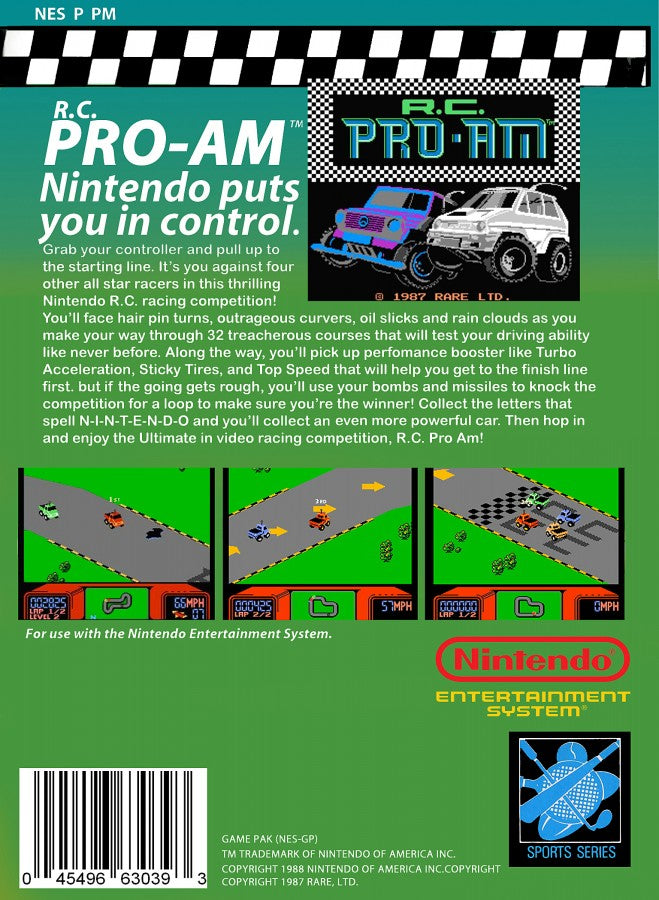 RC Pro-AM – Nintendo Entertainment System (NES)