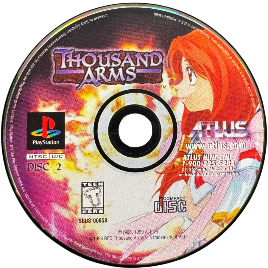 Thousand Arms [Complete In Box] – PlayStation 1 (PS1)