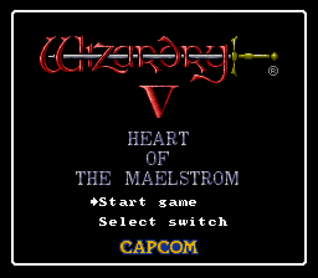 Wizardry V Heart of the Maelstrom – Super Nintendo Entertainment System (SNES)