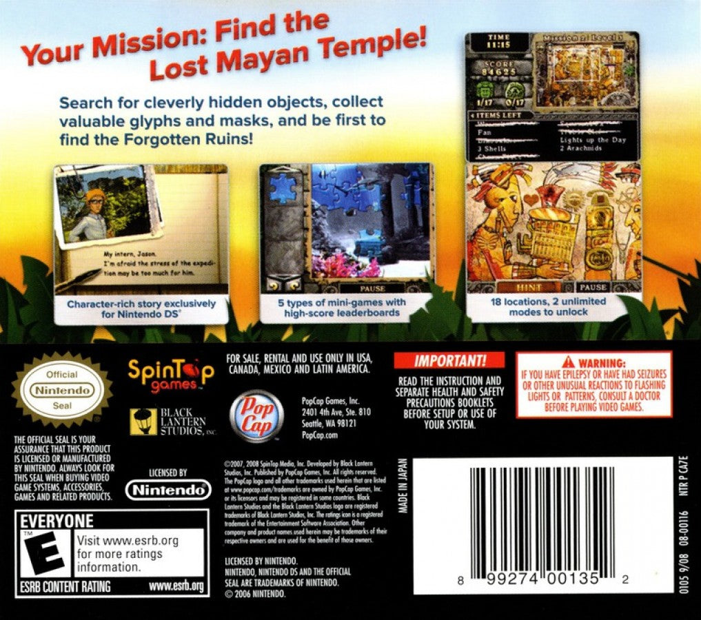 Amazing Adventures The Forgotten Ruins – Nintendo DS (DS)