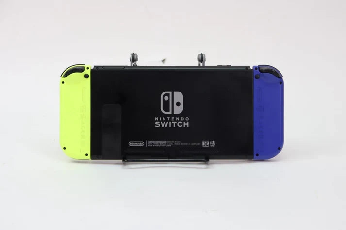 Nintendo Switch Console System (NS) Blue & Yellow Joy-Cons with Dock – Scratch & Scuff Condition