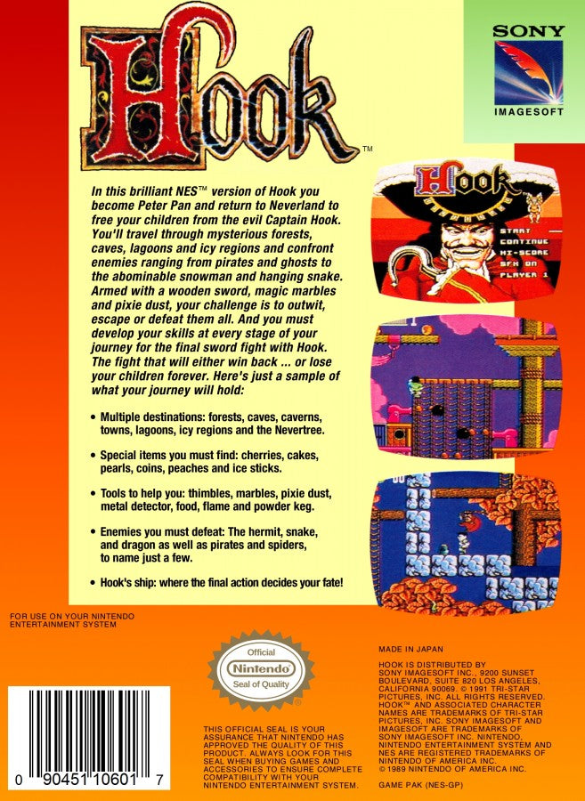 Hook – Nintendo Entertainment System (NES)