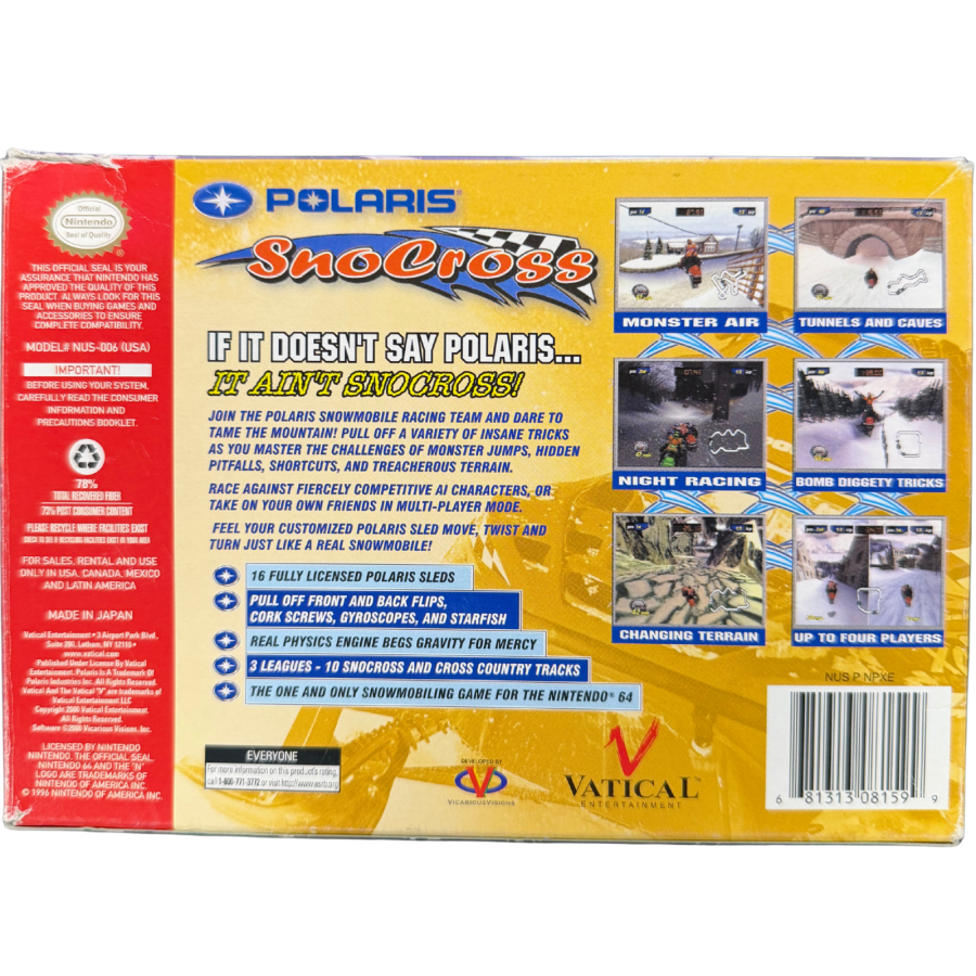 Polaris SnoCross – Nintendo 64 (N64)