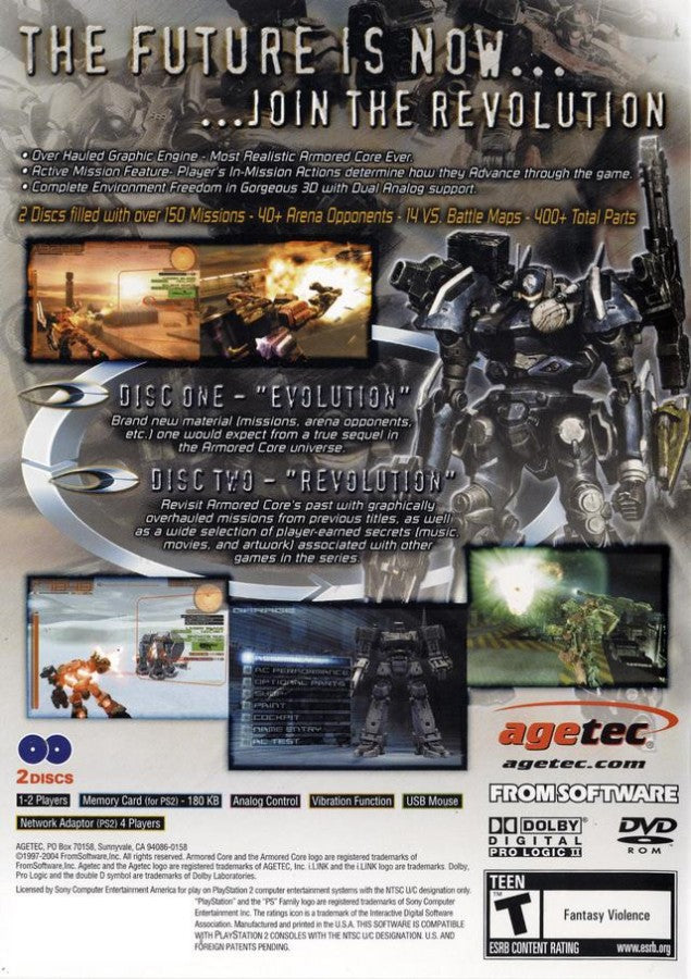 Armored Core: Nexus – PlayStation 2 (PS2)
