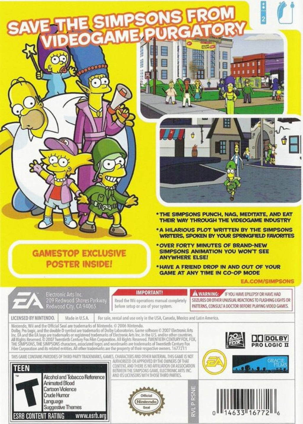 The Simpsons Game – Nintendo Wii (Wii)