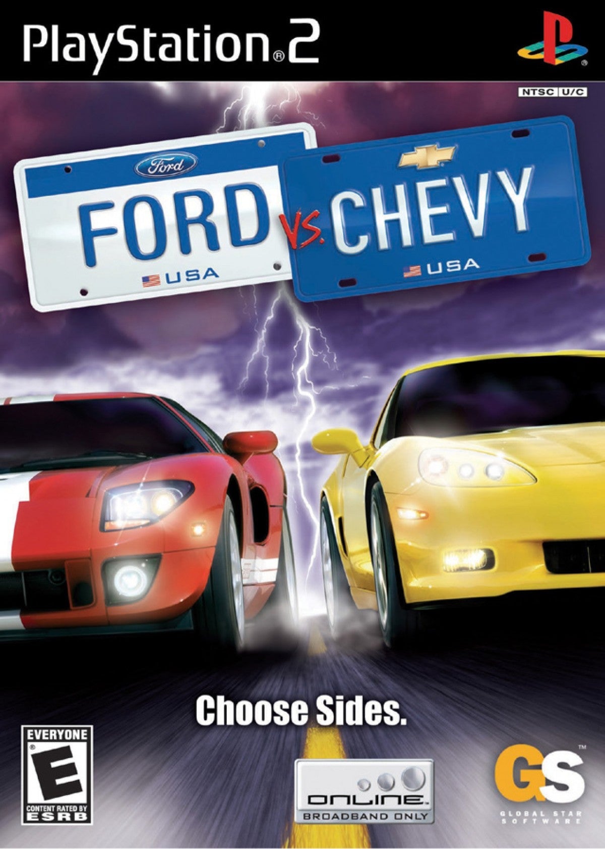 Ford vs. Chevy – PlayStation 2 (PS2)
