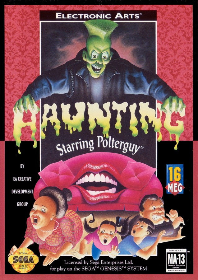 Haunting: Starring Polterguy – Sega Genesis (GEN)