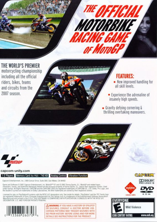 MotoGP 07 – PlayStation 2 (PS2)