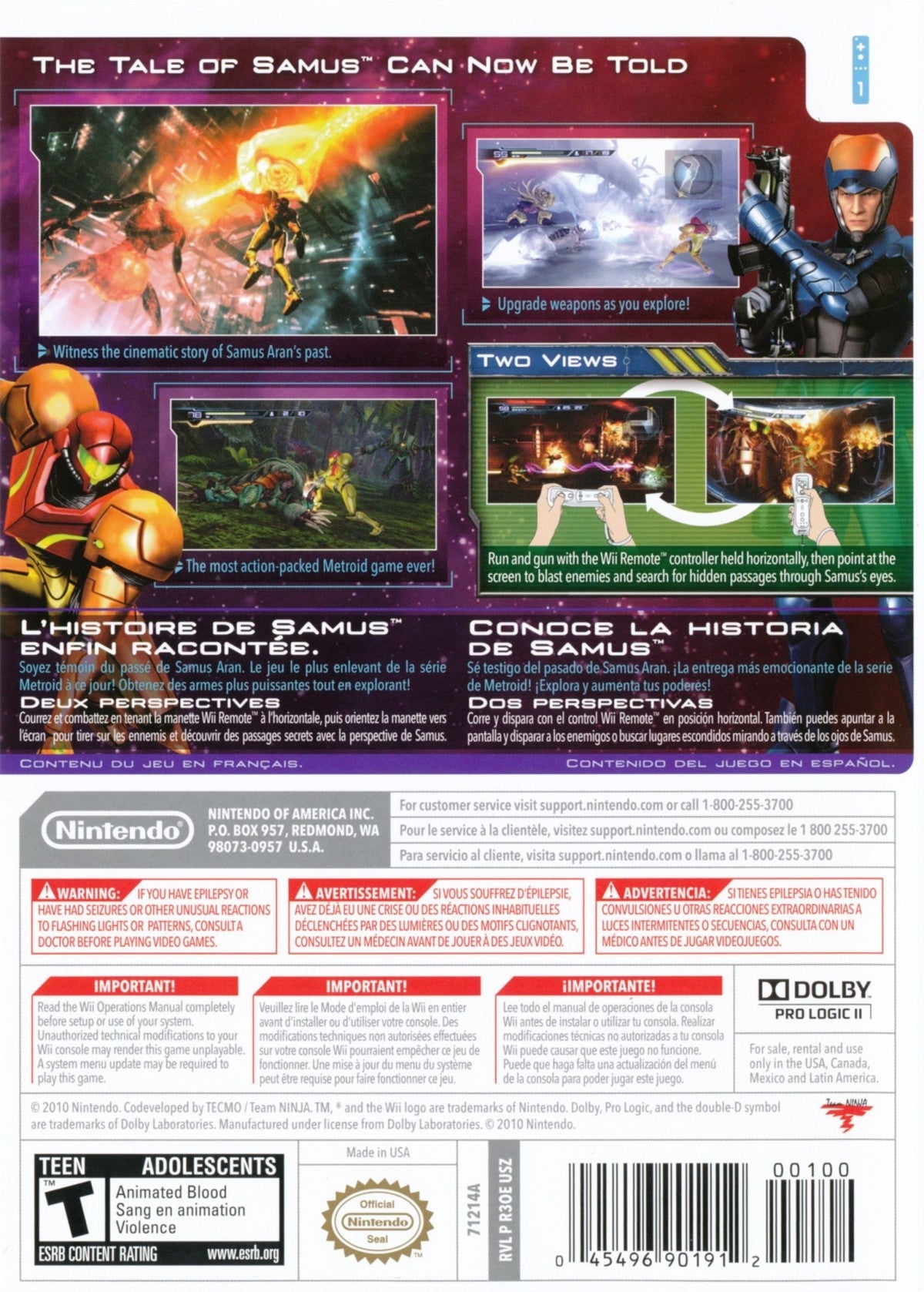 Metroid: Other M – Nintendo Wii (Wii)
