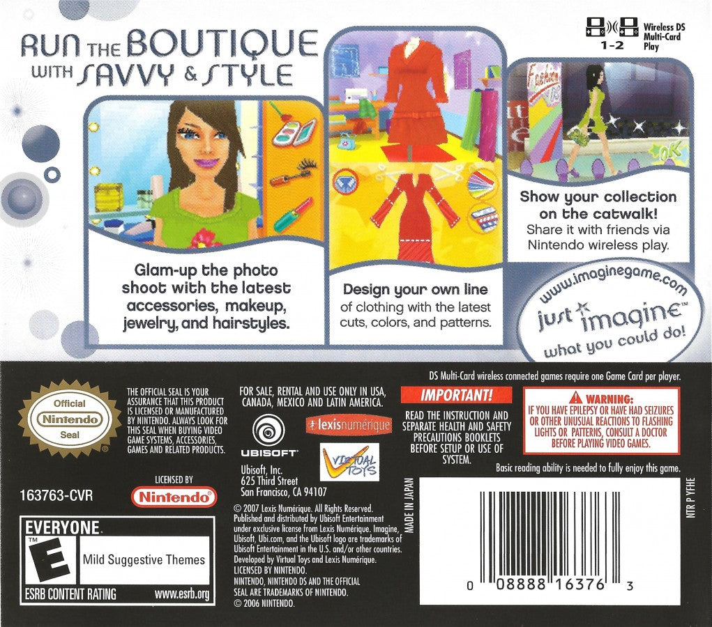 Imagine: Fashion Designer – Nintendo DS (DS)