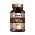 Dynavit Biotin 5000 Mcg - High Potency Dietary Supplement for Hair, Skin & Nail Health - 100 Tablets