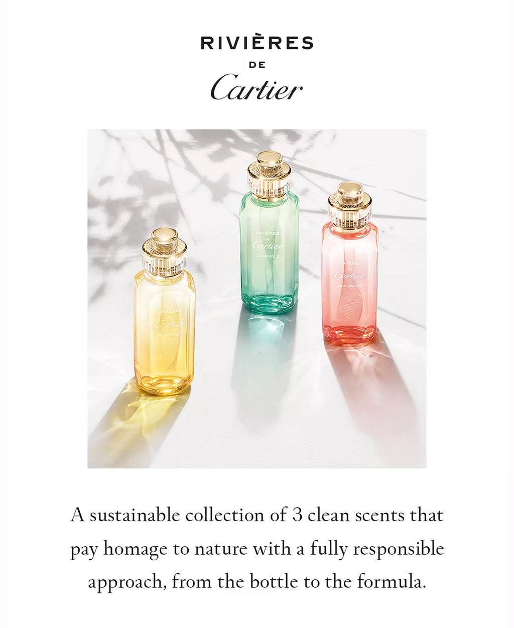 Rivieres de Allegresse by Cartier Eau De Toilette Unisex 3.4 oz