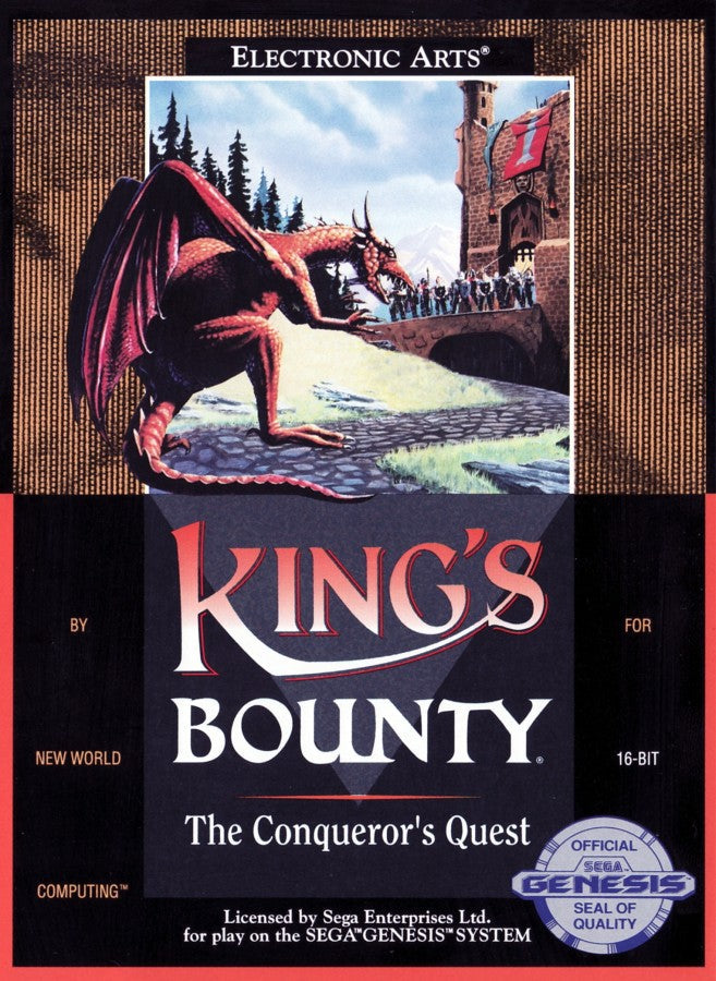 King's Bounty: The Conqueror's Quest – Sega Genesis (GEN)