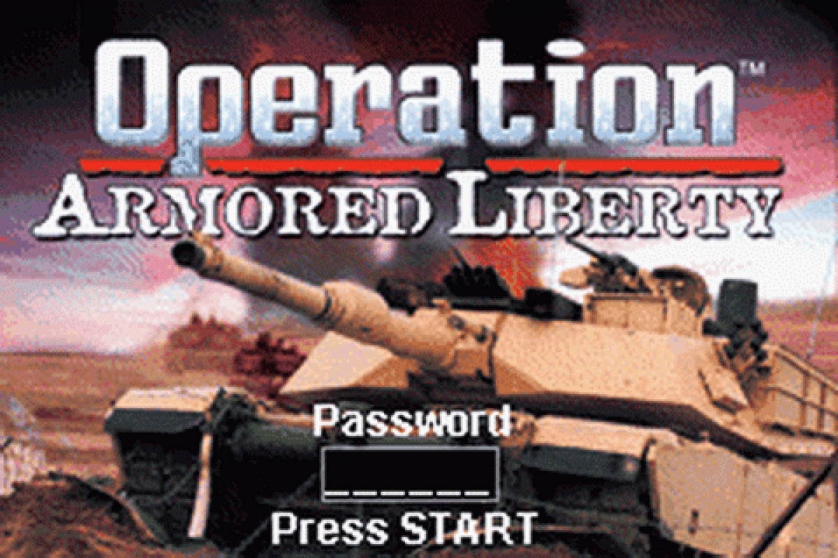 Operation: Armored Liberty – Game Boy Advance (GBA)