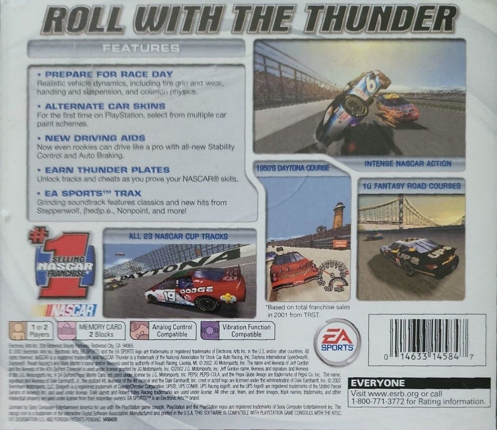NASCAR Thunder 2003 – PlayStation 1 (PS1)