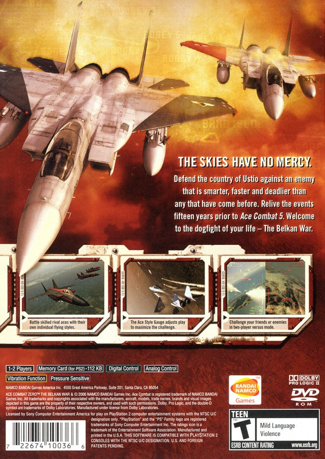 Ace Combat Zero: The Belkan War – Playstation 2 (PS2)