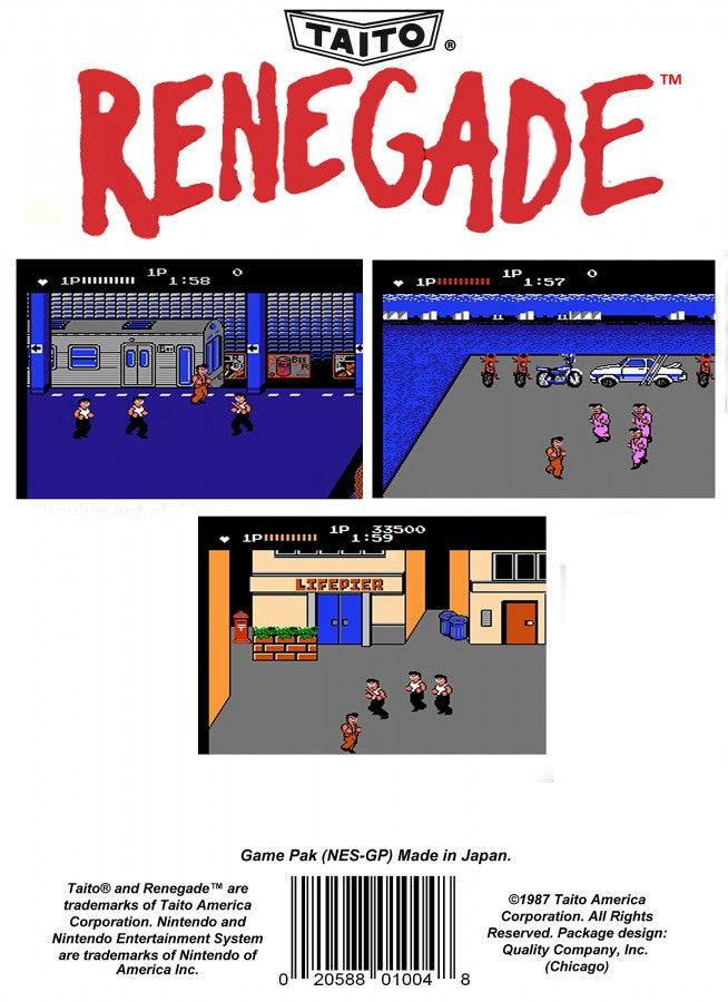 Renegade [CIB] – Nintendo Entertainment System (NES)