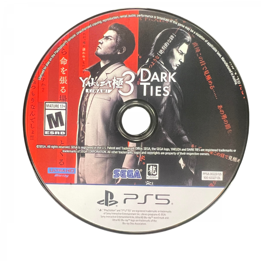 Yakuza Kiwami 3 & Dark Ties – Play Station 5  (PS5)