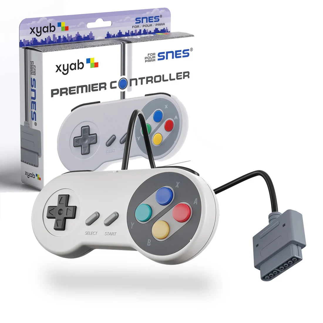 Wired Controller for Super Nintendo Entertainment System (SNES) – Super Nintendo Entertainment System Accessory (SNES)