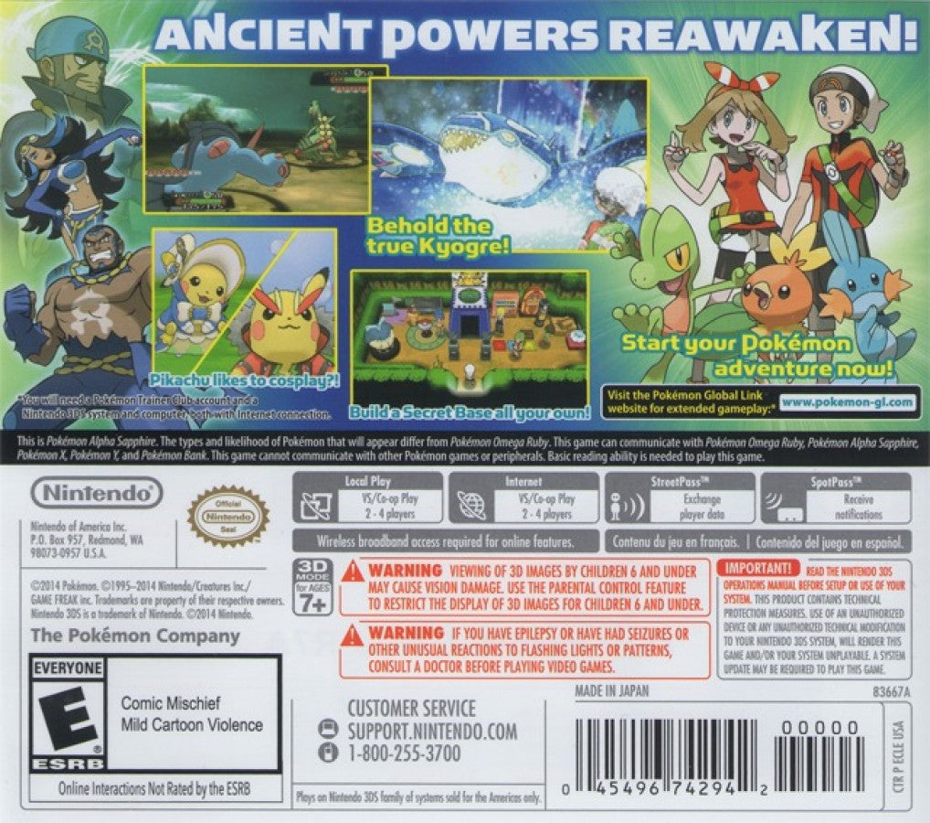 Pokemon: Alpha Sapphire – Nintendo 3DS (3DS)
