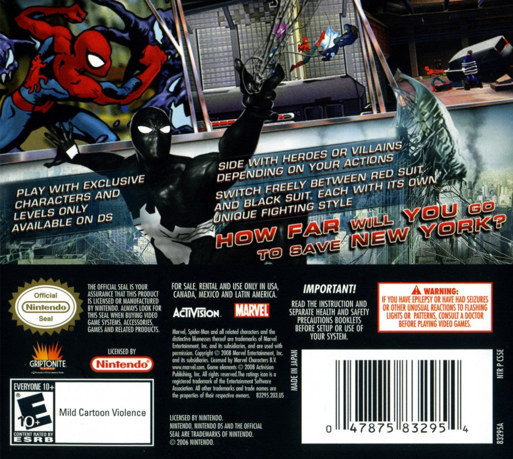 Spider-Man: Web of Shadows – Nintendo DS (DS)