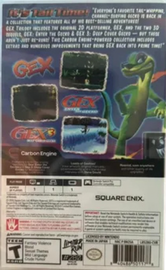 Gex Trilogy [Limited Run #280] – Nintendo Switch (NS)