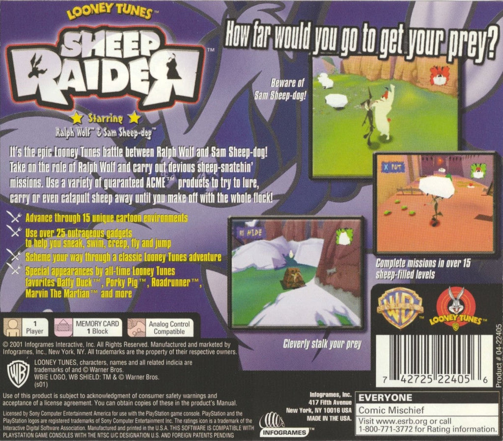Sheep Raider – PlayStation 1 (PS1)