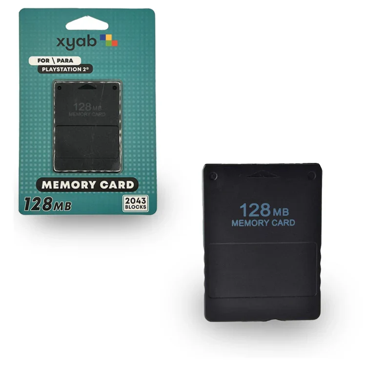 128MB Memory Card – PlayStation 2 Accessory (PS2)