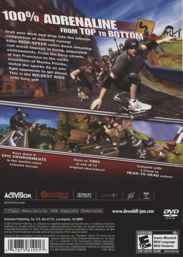 Tony Hawk's Downhill Jam – PlayStation 2 (PS2)