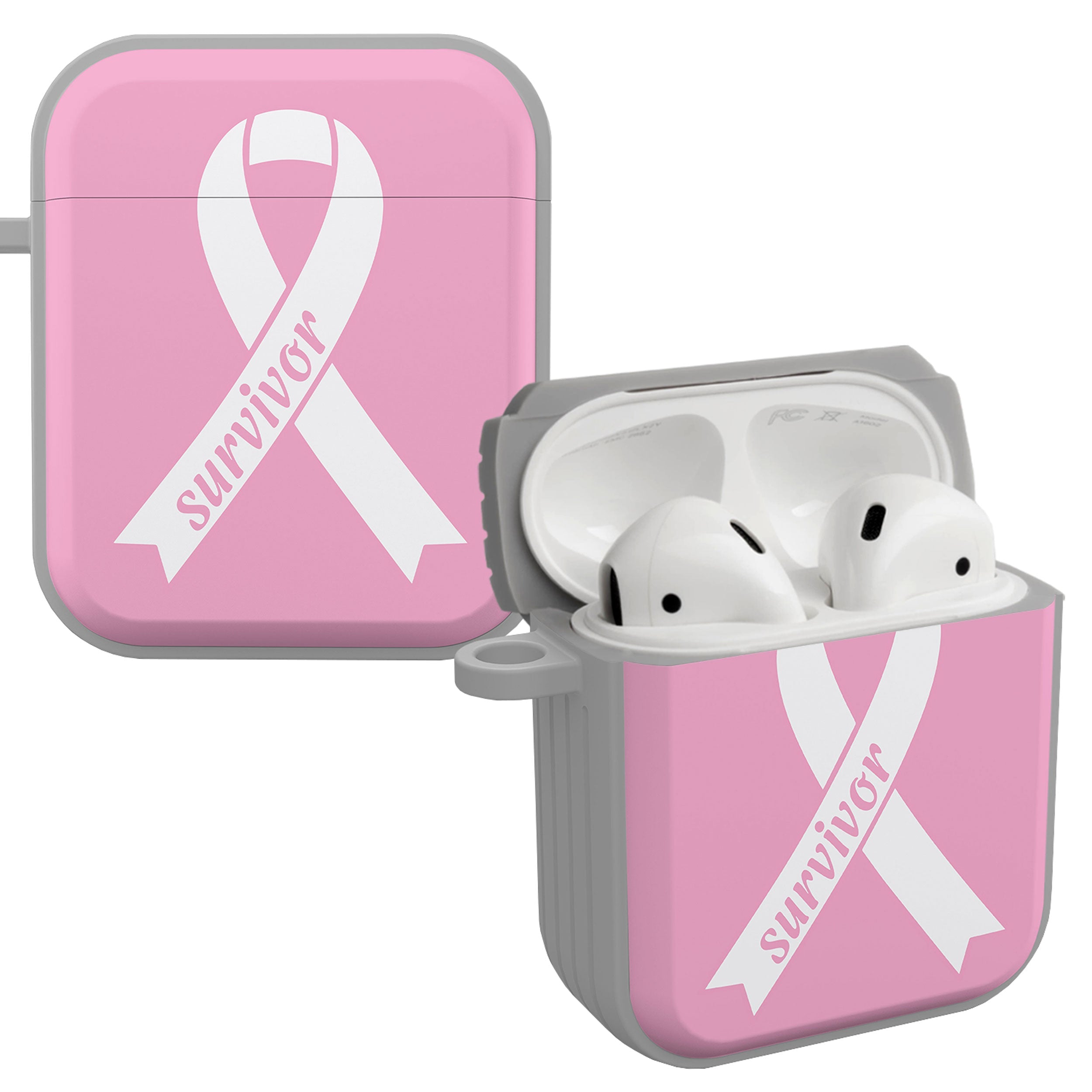 Breast Cancer Awareness HDX Apple AirPods Gen 1 & 2 Case Cover