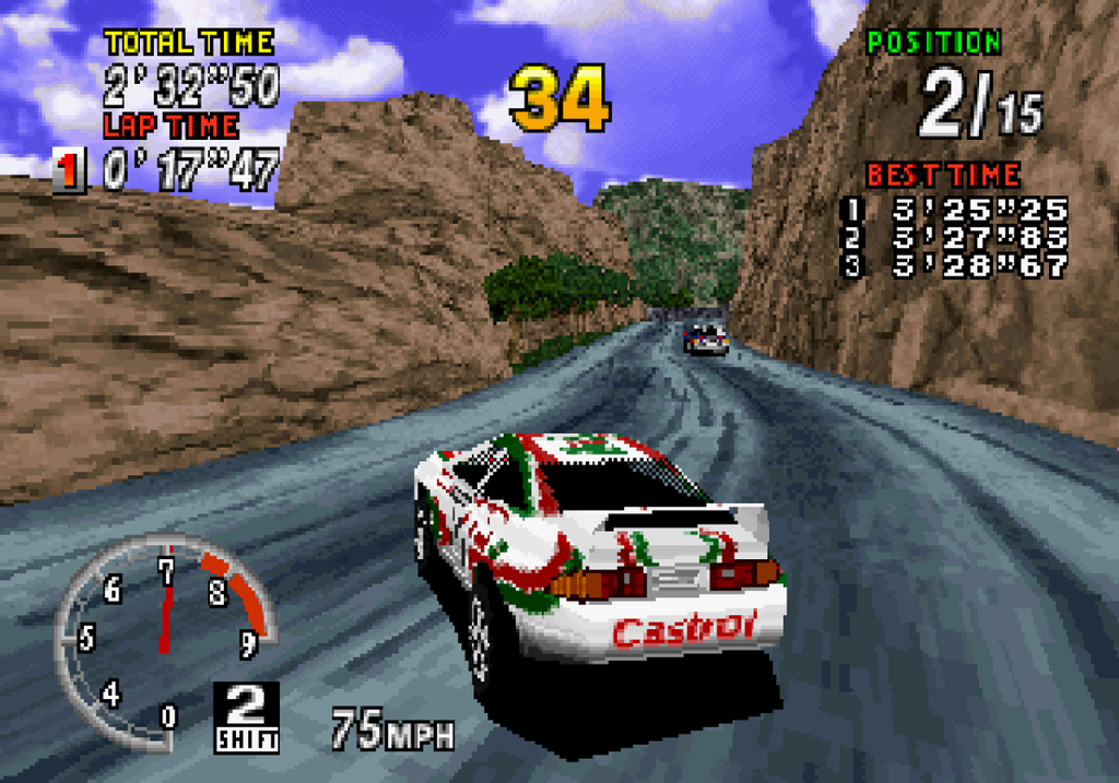 Sega Rally Championship – Sega Saturn (SS)
