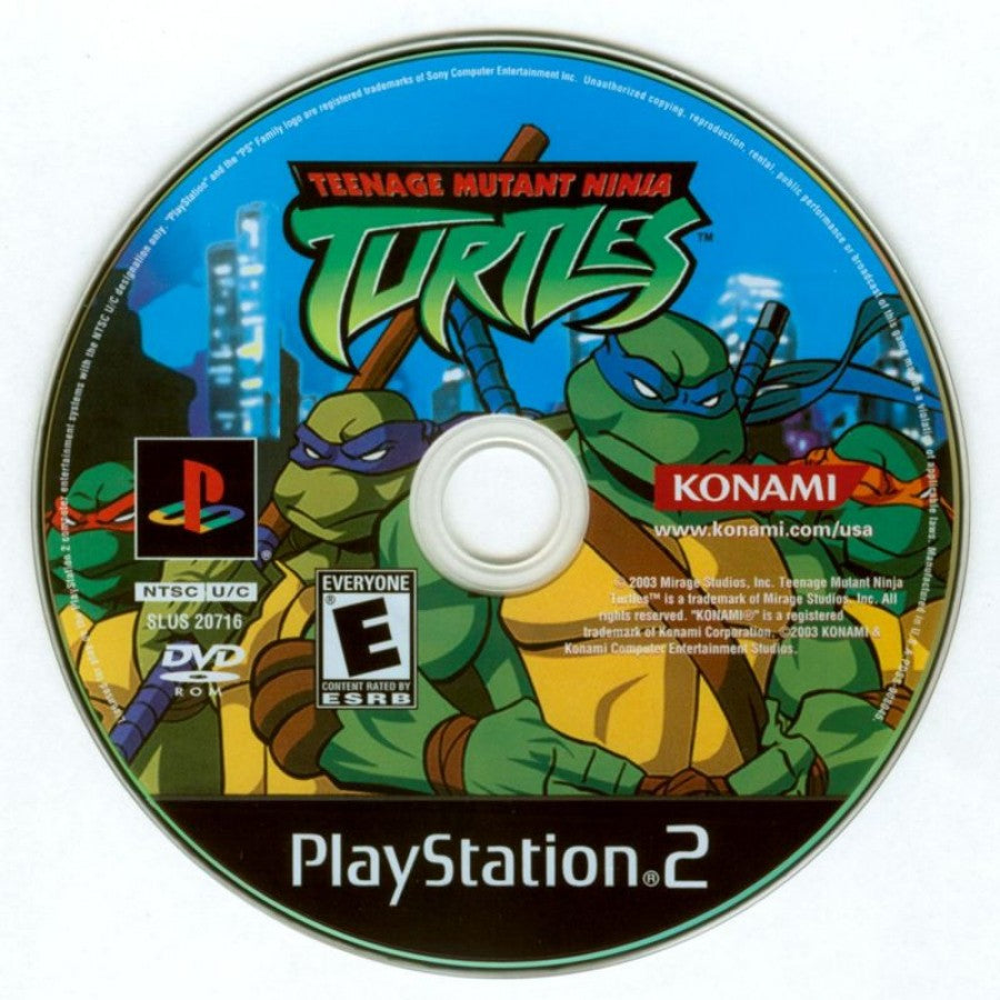 Teenage Mutant Ninja Turtles – PlayStation 2 (PS2)